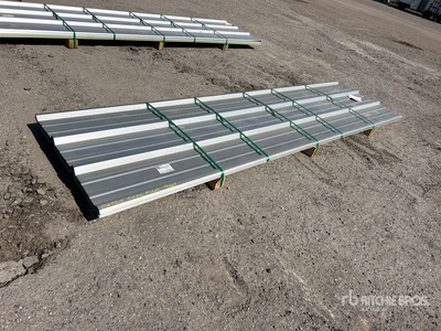 Quantity of (50) 2026 Kit Containers Steel R Panel 12 ft