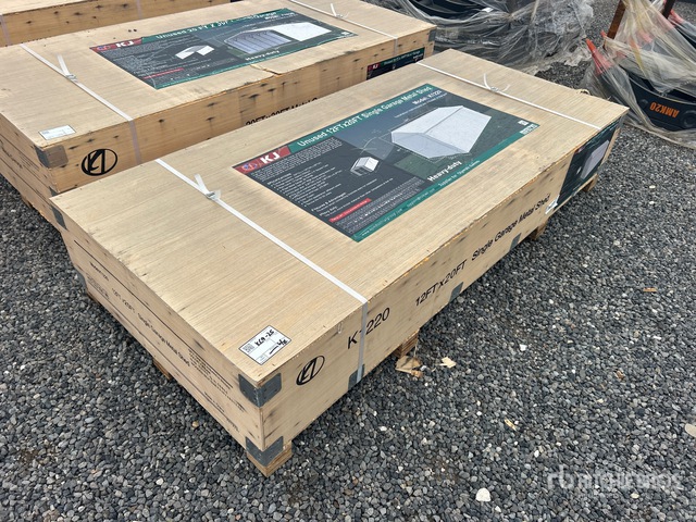 2026 KJ K1220 Metal Garage Shed (Unused)