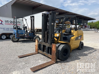 2010 Cat P11000 10800 lb Pneumatic Tire Forklift
