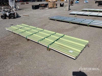 Quantity of (50) 2026 Kit Containers Steel R Panel 12 ft