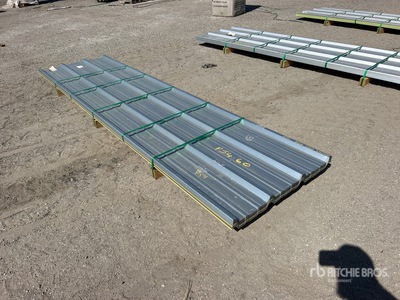 Quantity of (50) 2026 Kit Containers Steel R Panel 12 ft
