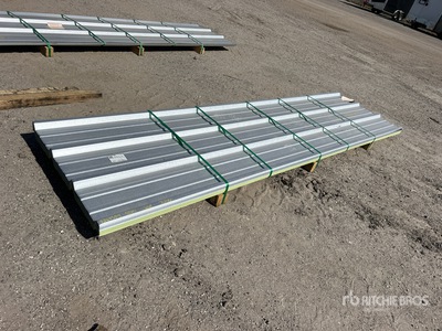Quantity of (50) 2026 Kit Containers Steel R Panel 12 ft