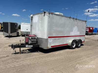 2012 Pilot 12 ft T/A Enclosed Trailer