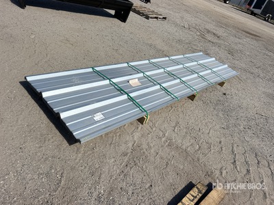 Quantity of (50) 2026 Kit Containers Steel R Panel 12 ft