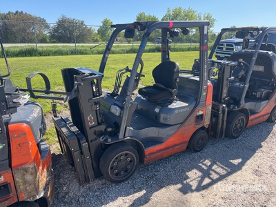 2015 Toyota 8FGCU20 4000 lb Cushion Tire Forklift
