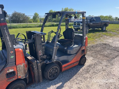 2015 Toyota 8FGCU20 4000 lb Cushion Tire Forklift