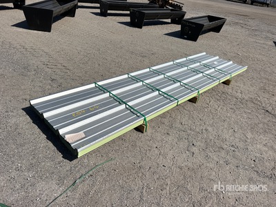 Quantity of (50) 2026 Kit Containers Steel R Panel 12 ft