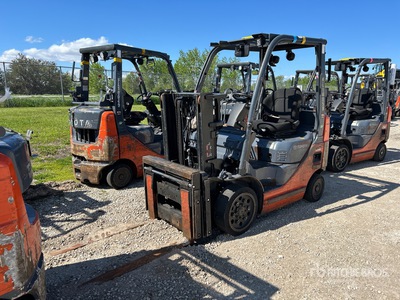2015 Toyota 8FGCU20 4000 lb Cushion Tire Forklift
