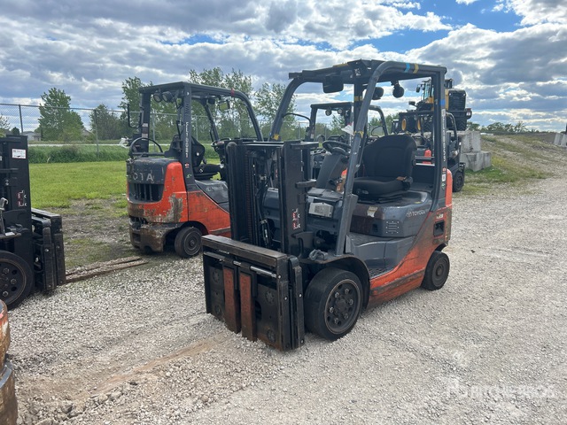 2015 Toyota 8FGCU20 4000 lb Cushion Tire Forklift (Inoperable)