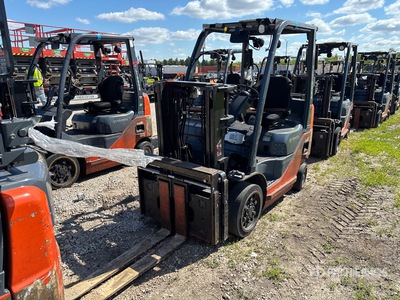 2015 Toyota 8FGCU20 4000 lb Cushion Tire Forklift
