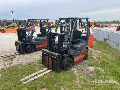 2015 Toyota 8FGCU20 4000 lb Cushion Tire Chariot Élévateur