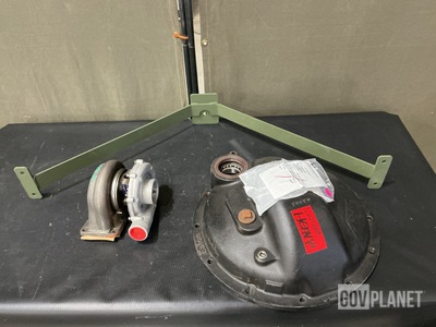 (2) Supports, (1) Turbo Charger, (1) Axle Cover & Assorted Items