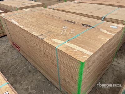 Quantity of (50) 4 ft x 8 ft (.62 in Thick) 5/8 in 4x8 CSP/DFP Plywood (Unused)