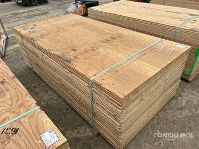 Quantity of (40) 4 ft x 8 ft 3/4 in 4x8 CSP/DFP Plywood (Unused)