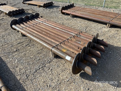 Quantity of (10) 10 ft Screw Pilings ドリル/油田 その他用
