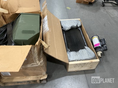 (1) Engine Radiator, (2) Accessories Stowage Boxes & Assorted Items