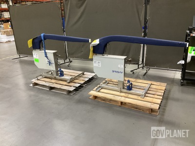 (2) Brisay BRI-184/201 Armhole Creasing & Sleeve Finishing Machines