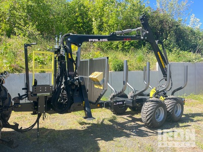 2022 Palms Eifo 8.70 SE/FK3.61 3400 mm T/A Drawbar Off-Highway Log Trailer