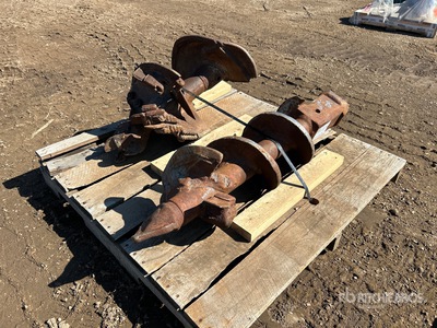 Quantity of (2) Rat Hole Pile Drilling Auger Attachment