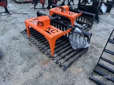 2025 Kit Containers QT-SG-S76-V3 76 in Skeleton Skid Steer Grapple