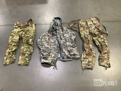 (18) Pairs of Cold Weather Trousers, (11) Cold Weather Parkas & Assorted Items