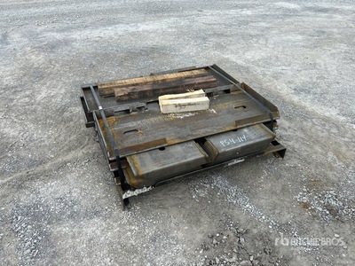 2025 Kit Containers QT-F-BLANK Skid Steer Attachment Mounting Plate