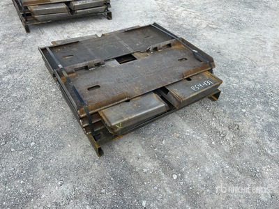 2025 Kit Containers QT-F-BLANK Skid Steer Attachment Mounting Plate
