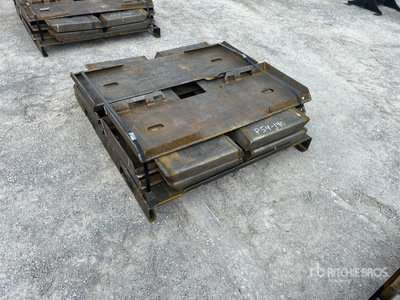 2025 Kit Containers QT-F-BLANK Skid Steer Attachment Mounting Plate