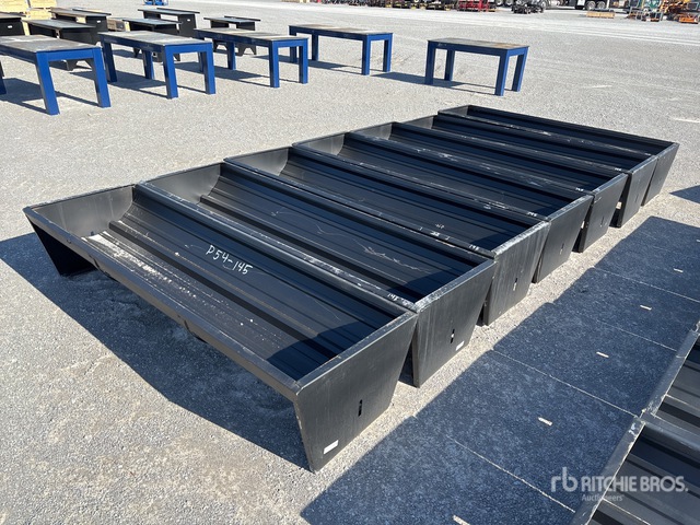 Quantity of (7) 2025 Kit Containers CF-90-V2025 7'6x2' Livestock Feeder
