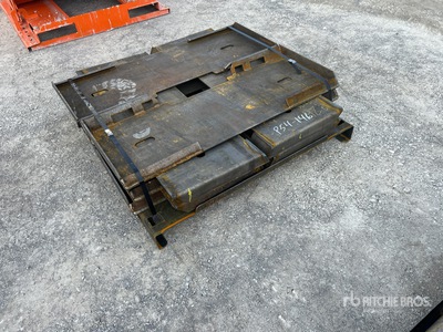 2025 Kit Containers QT-F-BLANK Skid Steer Attachment Mounting Plate