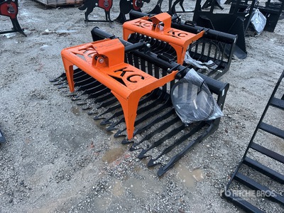 2025 Kit Containers QT-SB-H76-V3 76 in Skeleton Skid Steer Grapple