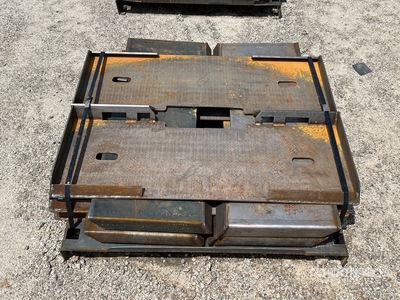 Quantity of (10) 2025 Kit Containers Skid Steer Attachment Mounting Plate
