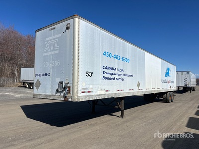 2003 Manac 53 ft x 102 in T/A Van Trailer