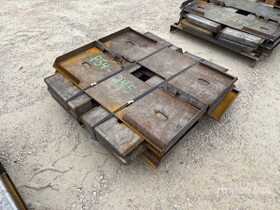 Quantity of (12) 2025 Kit Containers QT-F-BLANK 46 in Skid Steer Attachment Mounting Plate