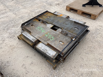 Quantity of (12) 2025 Kit Containers QT-F-BLANK 46 in Skid Steer Attachment Mounting Plate