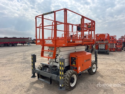 2023 Snorkel S3370RTE 4x4 Electric Scissor Lift (Unused)