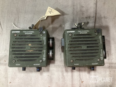(2) Harris RF-5980-SA201 Loudspeakers