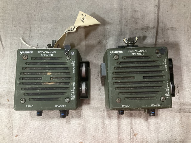 (2) Harris RF-5980-SA201 Loudspeakers