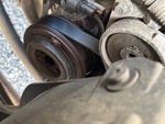 Engine with A/C Compressor