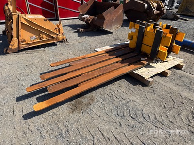 Qty of 5 78" long forks Skid Steer Forks