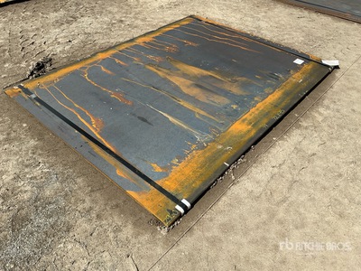 Quantity of (2) 2025 Kit Containers 9 ft 95 in x 72 in 3/4 In. Steel Plates