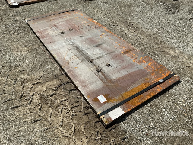 Quantity of (2) 2025 Kit Containers 48 in x 115 in (0.75 in Thick) Steel Plates