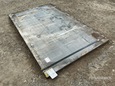 Quantity of (2) 2025 Kit Containers 60 in x 97 in (0.75 in Thick) Stahlplatten