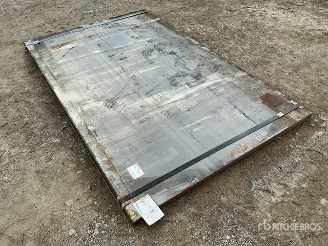 Quantity of (2) 2025 Kit Containers 60 in x 97 in (0.75 in Thick) Steel Plates