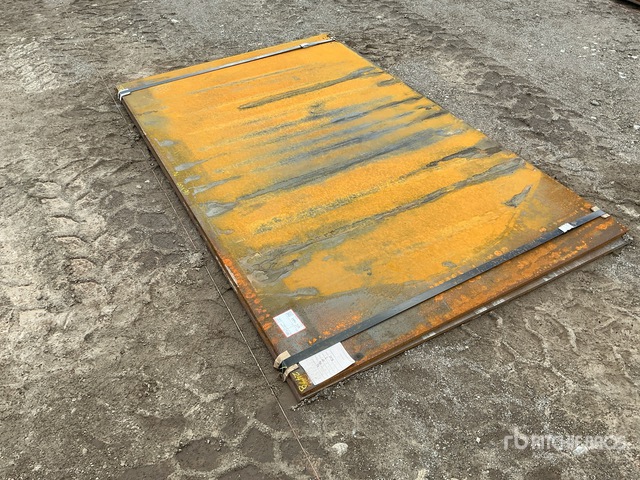 Quantity of (2) 2025 Kit Containers 60 in x 96 in (0.75 in Thick) Steel Plates