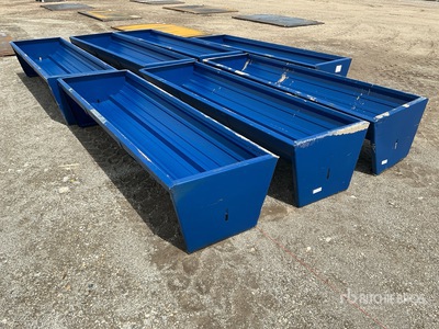 Quantity of (7) 2025 Kit Containers CF-90-V2025 Livestock Feeder
