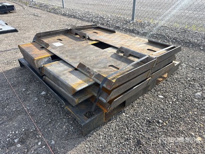 Quantity of (10) Pallets of 2025 Kit Containers QT-F-BLANK 45.25 in Płyta montażowa osprzętu do miniładowarek (Unused)