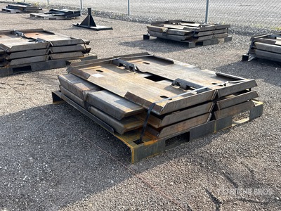 Quantity of (10) Pallets of 2025 Kit Containers QT-F-BLANK 45.25 in Płyta montażowa osprzętu do miniładowarek (Unused)