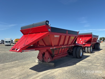 2021 Ranco M11 20 ft S/A Turntable Lead Belly Dump Trailer