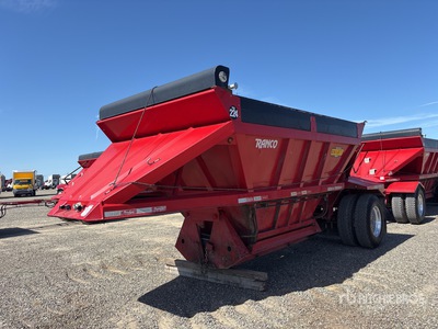 2021 Ranco M11 20 ft T/A Turntable Pup Belly Dump Trailer